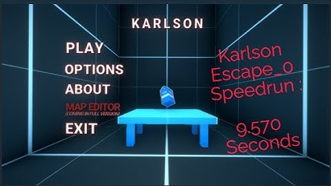 Karlson (Itch.io) Any% Escape_0 Speedrun : 9.570 Seconds