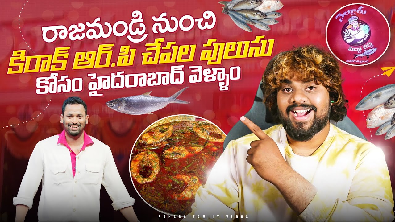 Kiraak RP Chepala Pulusu Kosam RAJAHMUNDRY nunchi HYDERABAD Velanu | Telugu Vlogs