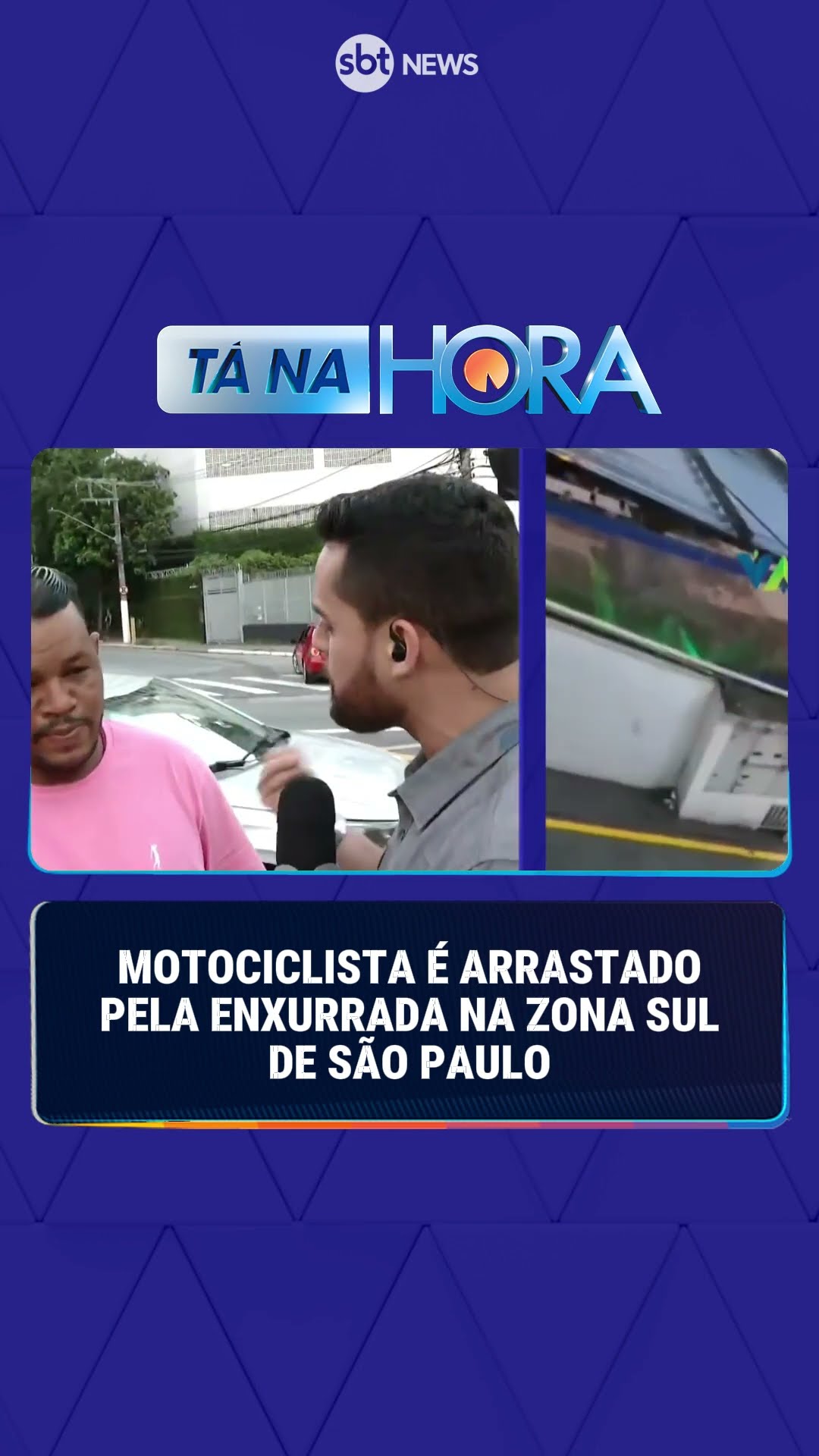 Motociclista é arrastado pela correnteza durante chuva em São Paulo | Tá na Hora (29/11/24)