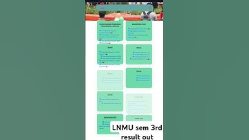LNMU sem 3rd result out #lnmu #result #graduation #exam #semester #university#ugc #trending#ytshorts