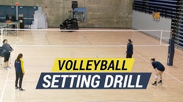 Volleyball Setting Drill - Right Back Right Front Exchange - Coach  Ashlie Hain