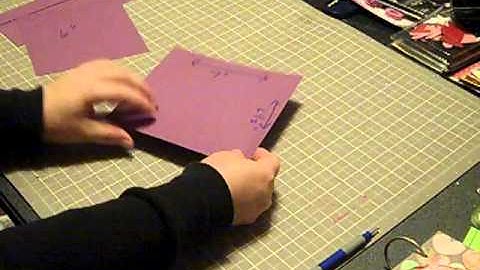How to Make a Pocket Page for a Mini Album