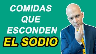 ¡Comidas que esconden el SODIO!