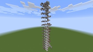 Minecraft Create 3.2 | 16-floor Elevator with Call buttons (world download in comments)