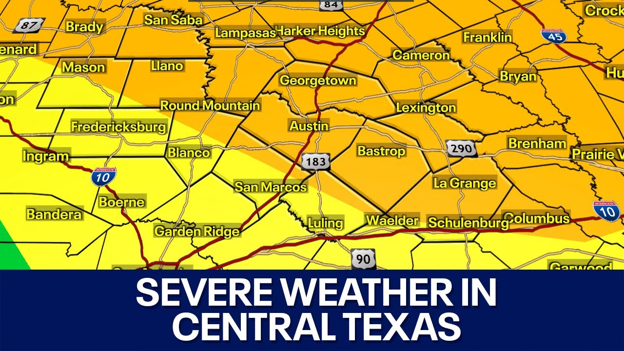 Texas weather: Two rounds of severe storms possible 5/16/24 | FOX 7 ...