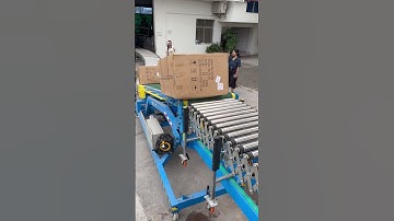 Unloading the Goods Directly to the Warehouse with Large Hydraulic Conveyor - Naili Conveyor