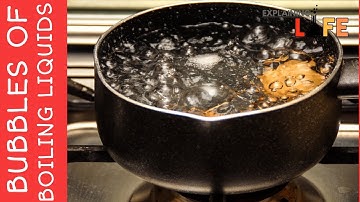 Why bubbles are formed during boiling of water or liquid. By Explaining life.