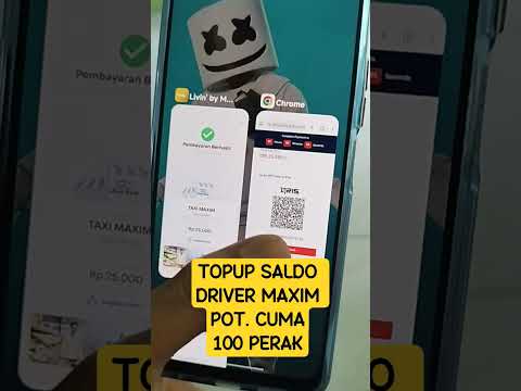 MASUK!! TOPUP SALDO DRIVER MAXIM POTONGAN CUMA 100 PERAK!!