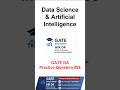 Gate Data Science Practice Questn 28 || #gate2027 #gate2026 #gate #gateexam #gateda #gatedatascience
