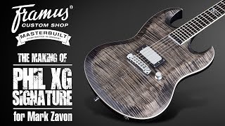 Making Of - Framus Phil Xg - Aaa Flamed Maple Top - For Mark Zavon From Kill Devil Hill -3320