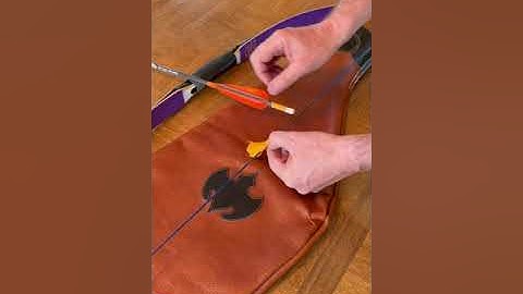 Where to place the nocking point on your horse bow string.