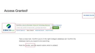 Palomar College Library Off-Campus Database Search Tutorial