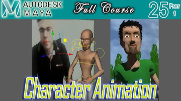 Autodesk Maya character animation tutorial in hindi | human character animation in Maya | ML-25part1