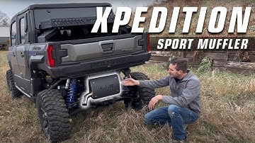 Polaris Xpedition RPM Sport Muffler Sound Clips, Catless Slip On Exhaust!