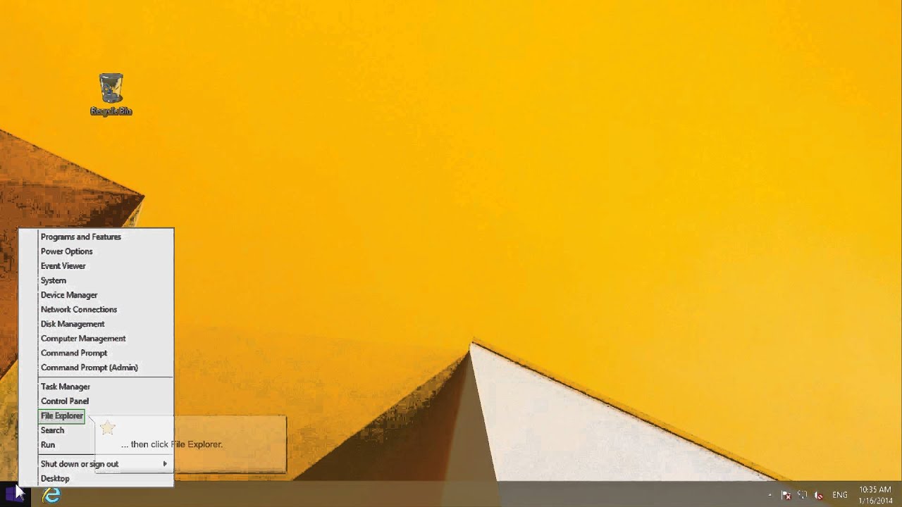 How to open explorer in Windows 8 - YouTube