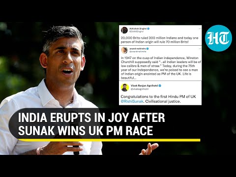 'Reverse imperialism': Indian Twitter celebrates Rishi Sunak's appointment as UK PM | Watch