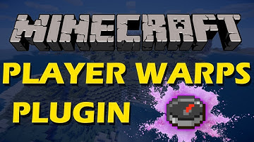 Let your players set warps in Minecraft with Player Warp Plugin
