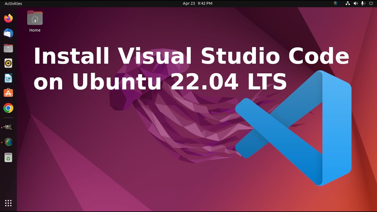 How install visual studio code on Ubuntu 22.04 LTS - YouTube