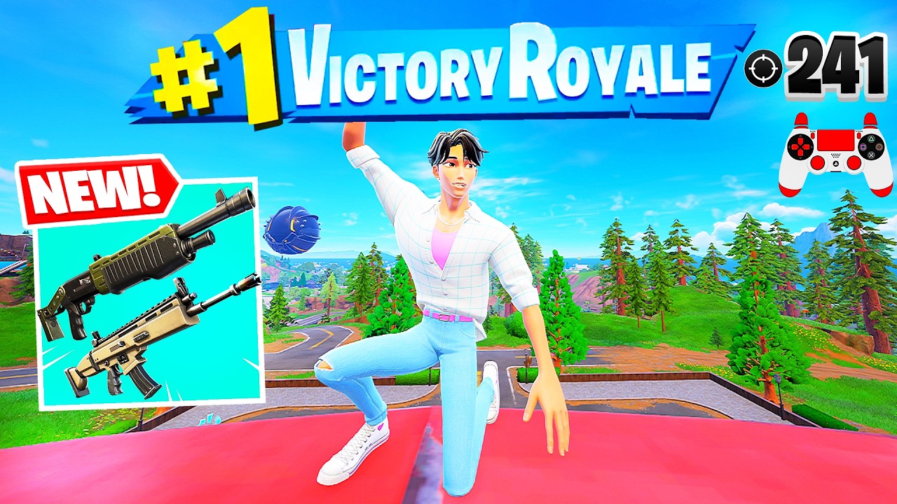 241 Elimination Solo vs Squads WINS Full Gameplay – Fortnite