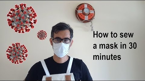 make an engineered three layer fabric mask - stitching DIY face mask