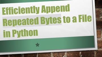 Efficiently Append Repeated Bytes to a File in Python