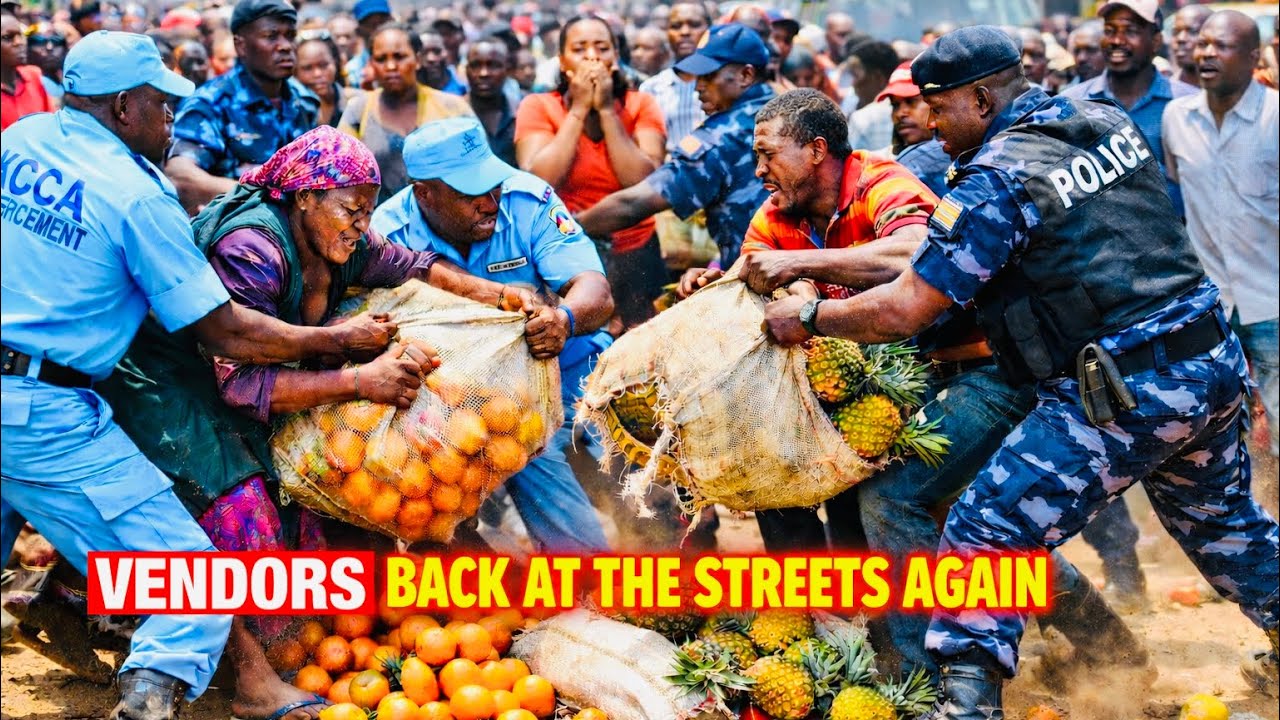 Kampala City Vendors Back on Streets Again🇺🇬