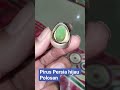 BATU PIRUS PERSIA HIJAU POLOS RING PERAK