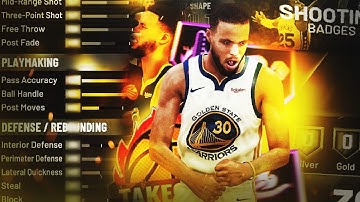 Steph Curry Build on NBA 2K20 is a DEMIGOD! Best Dribble God Shooting Build NBA 2K20! PG Build 2K20