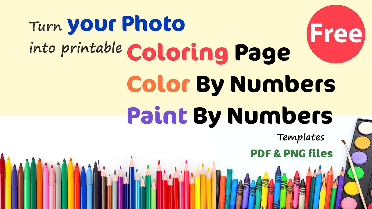 A Free Paint By Numbers Generator Turn Photo To Printable Coloring A Free Paint By Numbers Generator Turn Photo To Printable Coloring