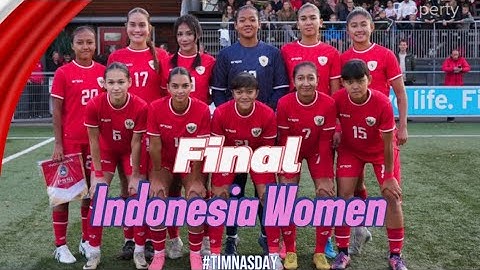 INDONESIA VS KAMBOJA - FINAL AFF WOMEN'S CUP 2024 #timnasday