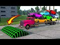 Cars vs Massive Speed Bumps - BeamNG Drive - 🔥 ULTIMATE Edition Compilation