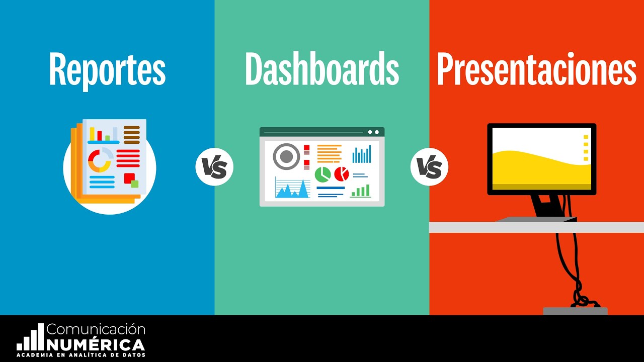Dashboards vs Reportes vs Presentaciones - YouTube
