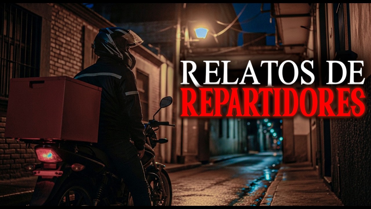 TRES HISTORIAS DE TERROR de REPARTIDORES de APLICACIÓN - Relatos Reales