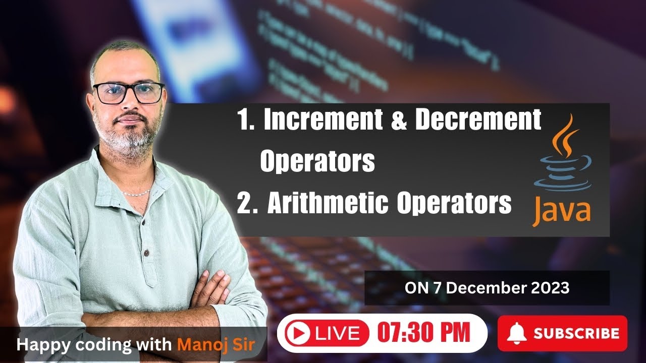 13.1 Increment and Decrement Operators in Java | Arithmetic Operators ...