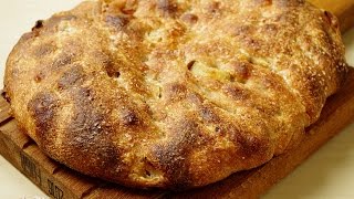 Луковый хлеб на закваске/Sourdough Onion Bread