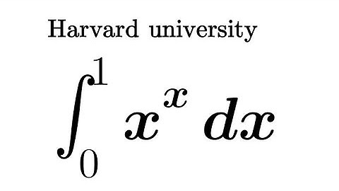 Harvard University Entrance Exam | Sorphomores dream integral