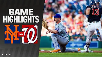Mets vs. Nationals Highlights (7/2/24) | MLB Highlights thumbnail