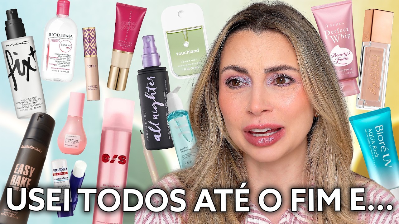 PRODUTOS ACABADOS DOS ULTIMOS MESES: CABELO, SKIN CARE E MAKE