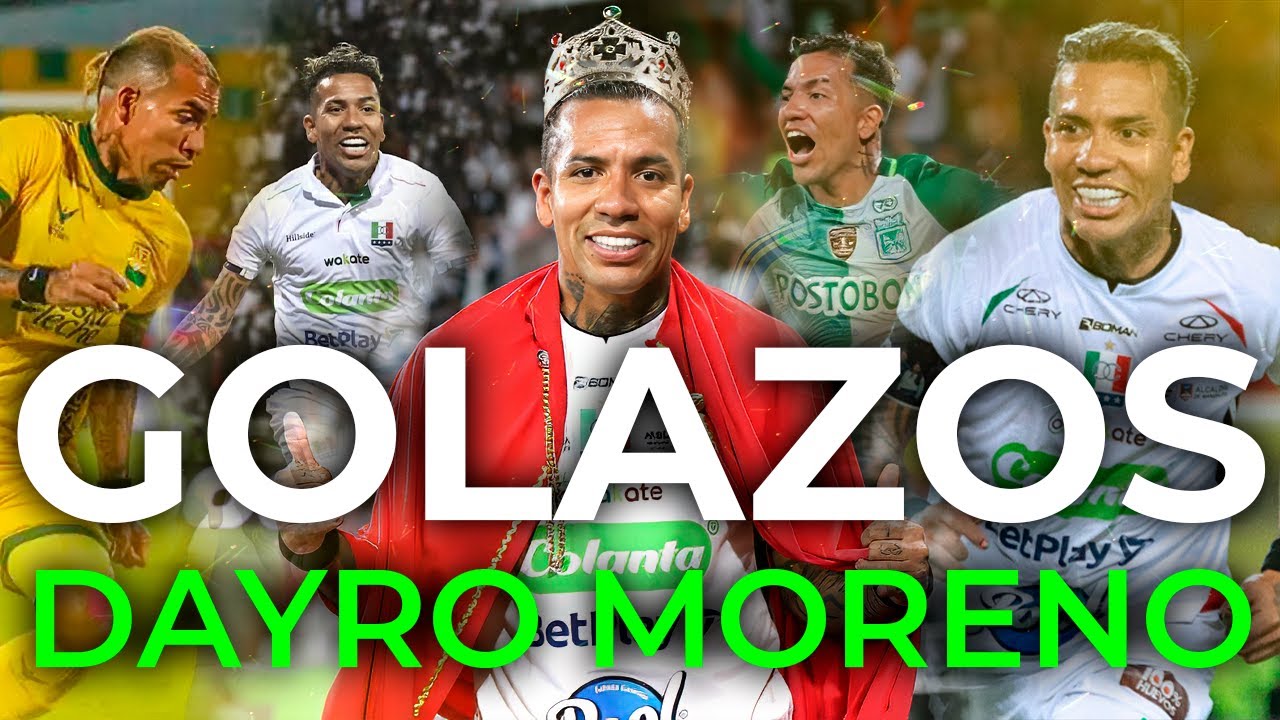 Los MEJORES Goles del Máximo Goleador Colombiano de la Historia! Dayro Moreno ⚽💥