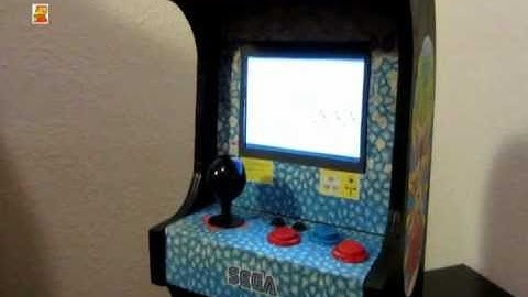 Mini Altered Beast arcade cabinet