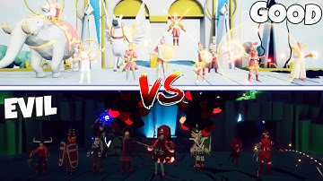GOOD ARMY vs EVIL ARMY - Totally Accurate Battle Simulator TABS