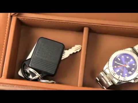 Royce Leather - Mens Leather Valet Tray