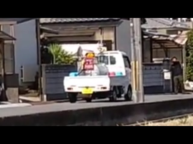 2023年(令和5年)も発見！シューワ石油の灯油巡回販売車(雪やこんこ