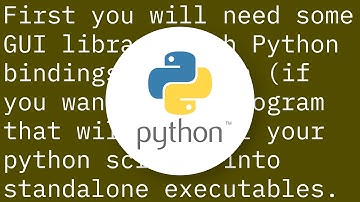 Create a directly-executable cross-platform GUI app using Python