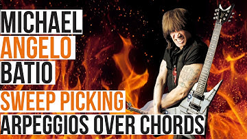 Michael Angelo Batio - Sweep Picking 101 - Part 7 - Sweeping Arpeggios over Chord Changes
