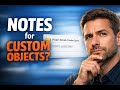 Add Notes to Custom Objects from Contacts and Opportunities