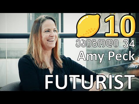 ლიმონ10 - Ep34 - Amy Peck - FUTURIST (Endeavor VR AR metaverse )