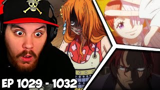 One Piece Episode 1029, 1030, 1031, 1032 Reaction - SHANKS DID WHAT?!