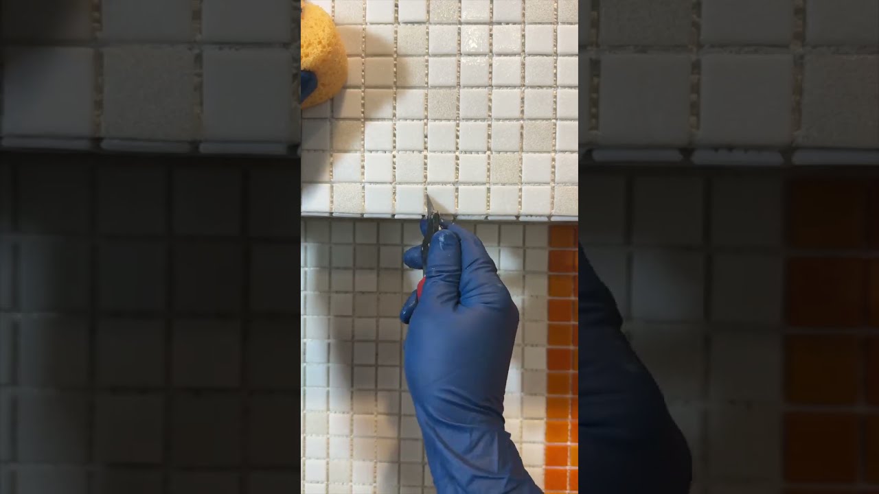 Unbelievable Modwalls Mosaic Shower Tile Install, Bold Color Blocking & Precision Craftsmanship