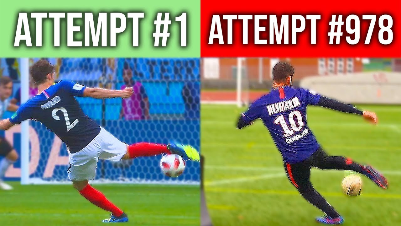FAMOUS Footballers Scored These Goals ONE attempt..We did them in 1 Hour